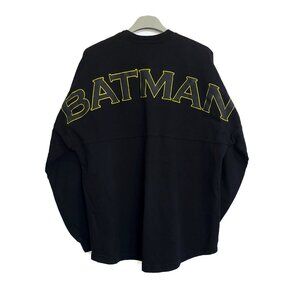 Spirit Jersey Batman DC comics Black Oversize Long Sleeve Tshirt Size Medium